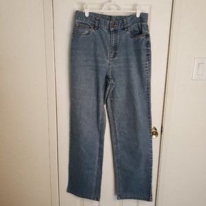 Christopher & Banks blue jeans, High rise, Size 8